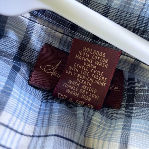 American rag cie plaid pearl snap shirt - Picture 7 of 7